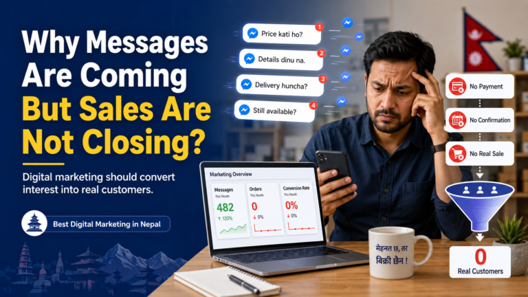 Why Messages Are Coming But Sales are not Closing for My Business Using Digital Marketing?